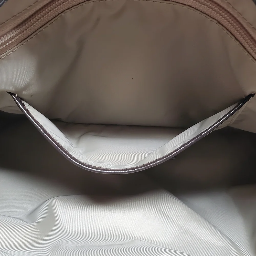Tumi Villa Turin Earl Gray Dark Brown Women Business Tote Bag